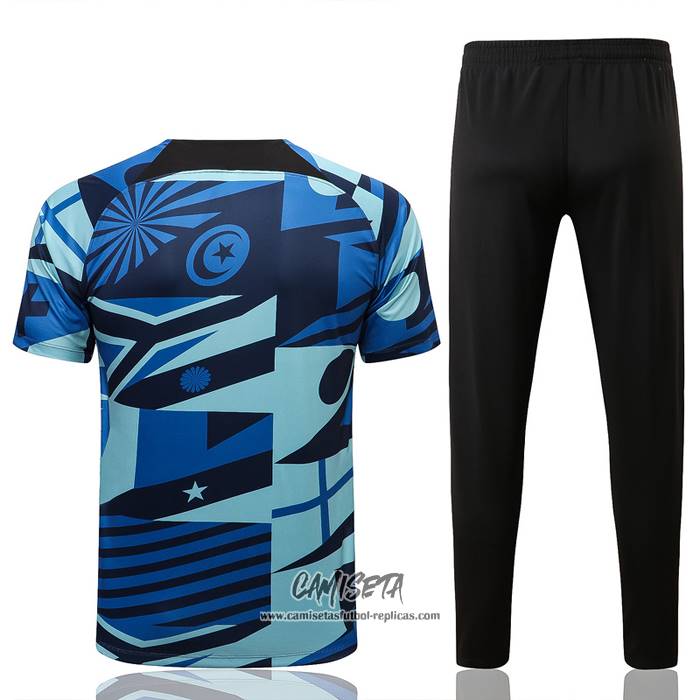 Chandal del Inter Milan 2022-2023 Manga Corta Azul